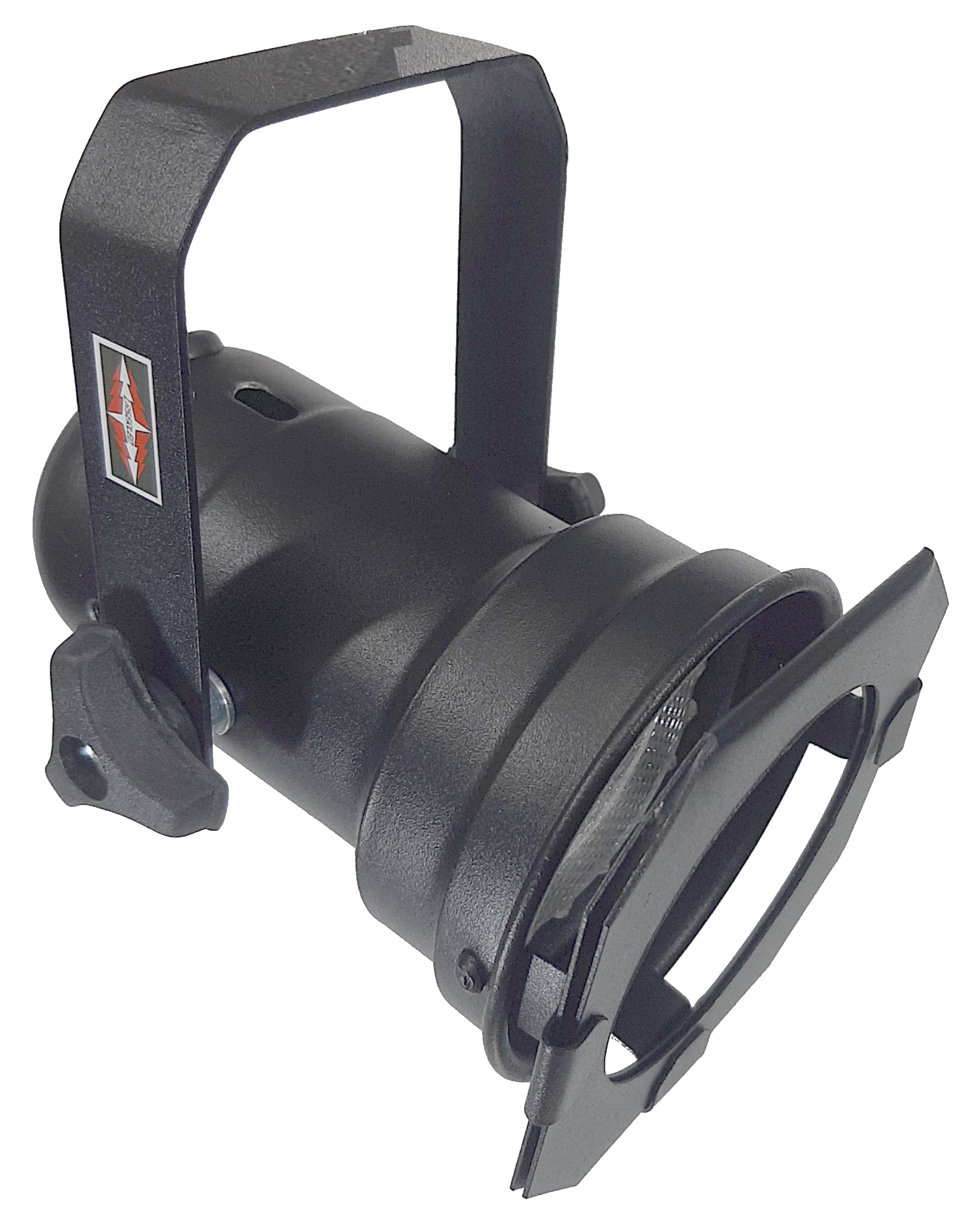 SPOT BOJO PAR 20 COM PORTA GELATINA PRETO SOBREPOR - LASERLED DO BRASIL