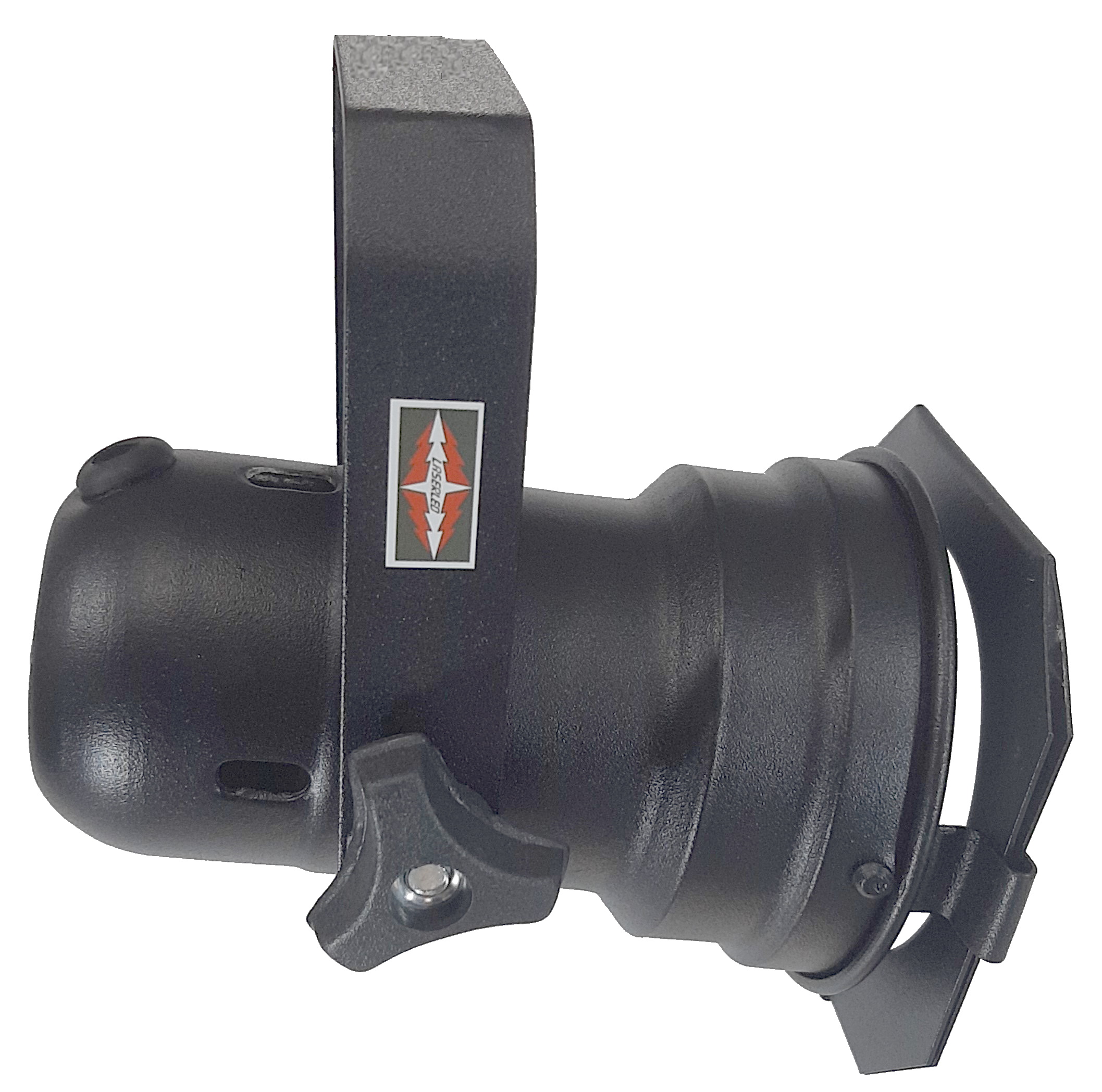 SPOT BOJO PAR 20 COM PORTA GELATINA PRETO SOBREPOR - LASERLED DO BRASIL